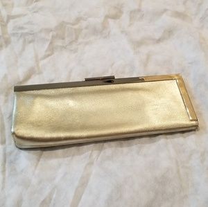 Gold Calvin Klein Clutch